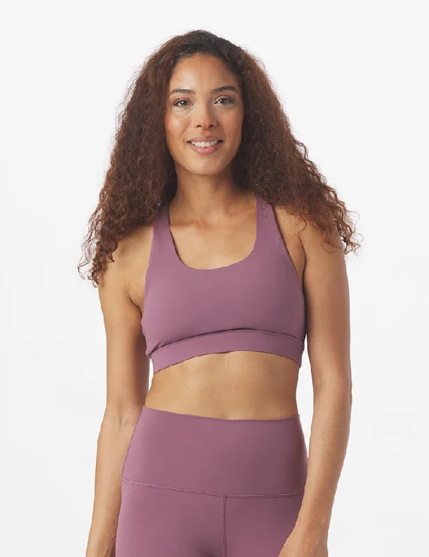 Divine Bra: Mauve Dapper Women's Bow - adorned