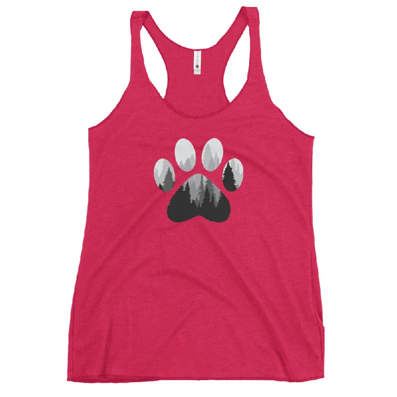 Nature View Paw Tank Streetwear Style for 