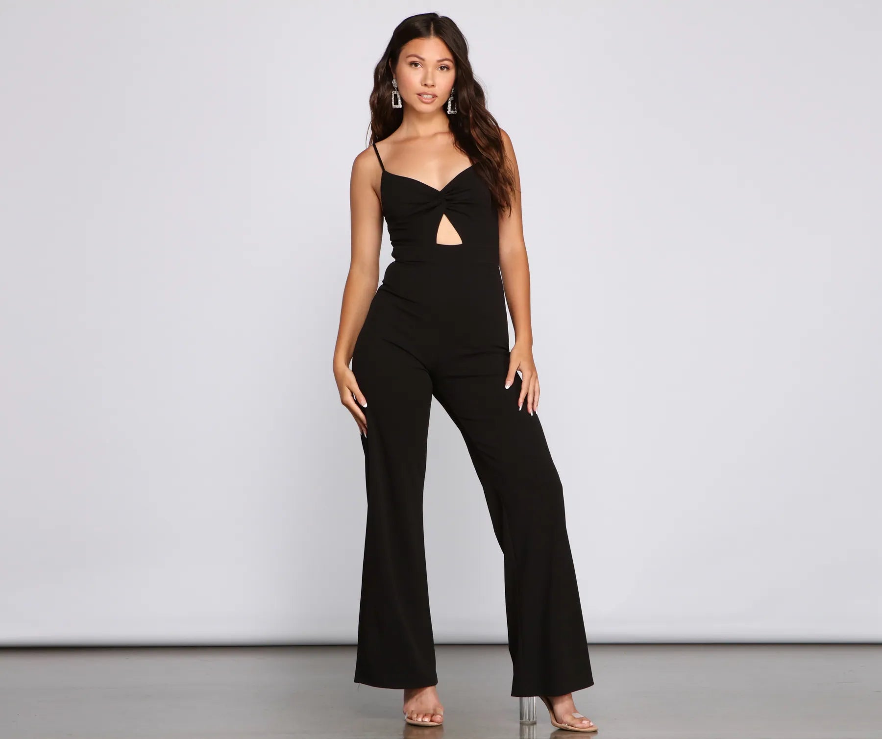 Key To Style Cutout Jumpsuit Laid - back Women's Vibe