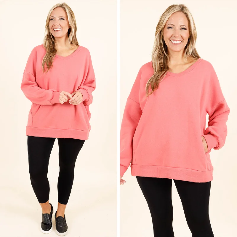 Very Special Sweatshirt, Desert Rose Cozy Women's Sherpa - lined
