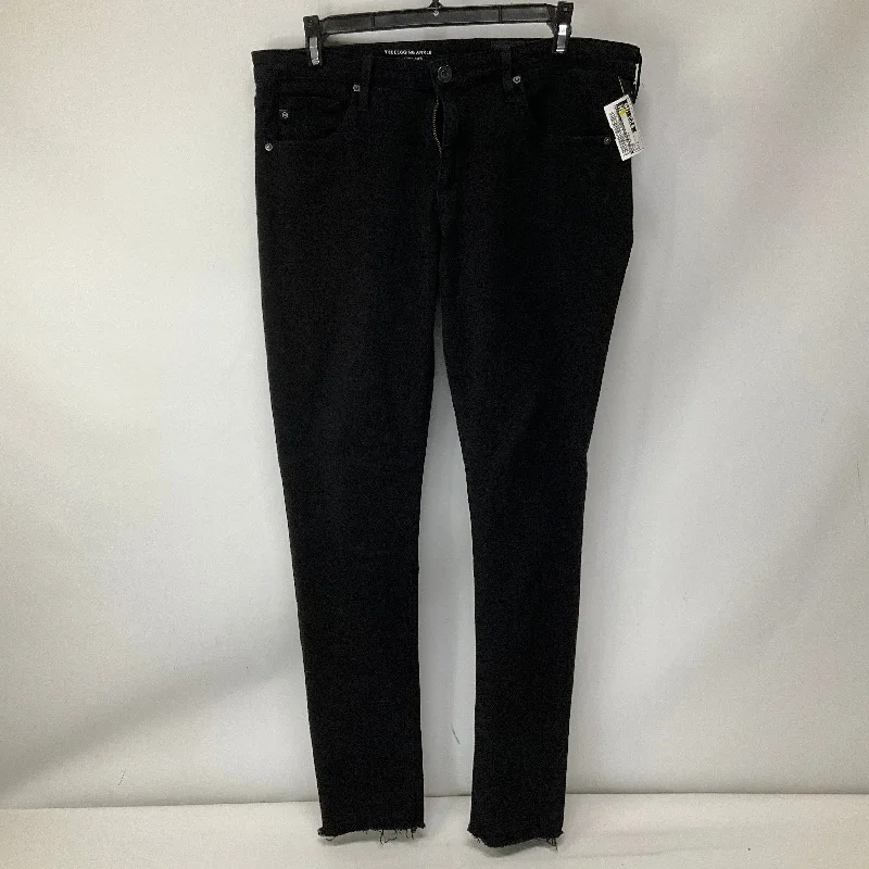 Jeans Skinny By Adriano Goldschmied In Black, Size: 8 Sporty Women's Tennis