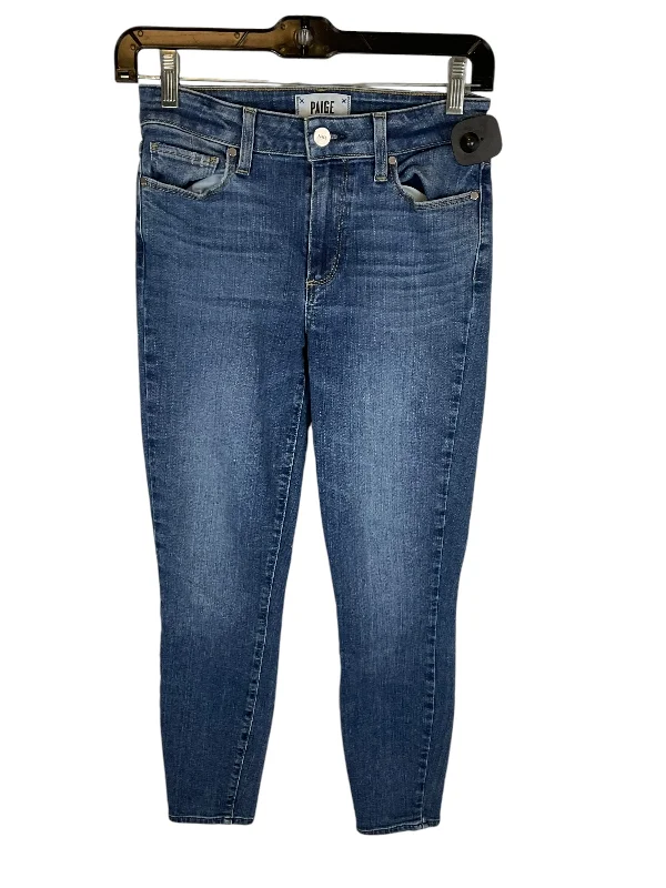 Jeans Designer By Paige In Blue Denim, Size: 0 Modern Women's 