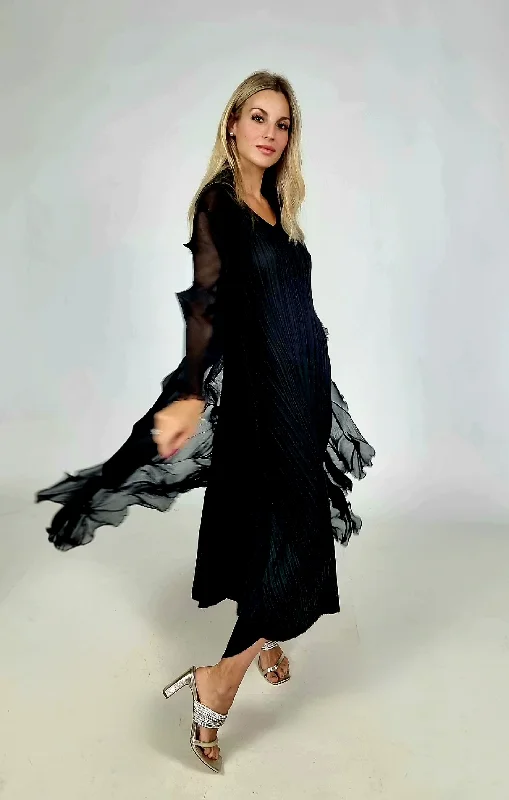 Alquema Free Back Long Estrella Dress And Jacqui Coat Hip Women's Retro
