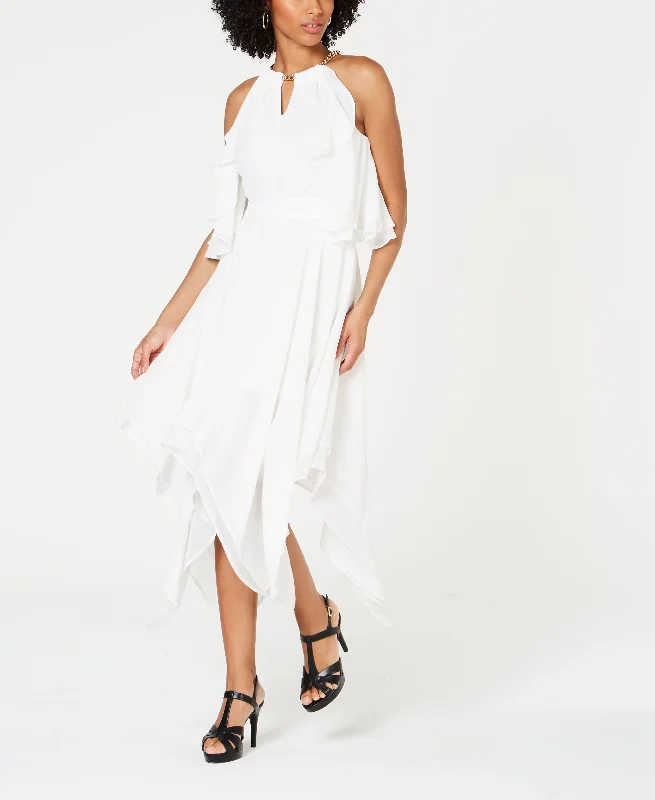 Thalia Sodi Chain Neck Maxi Dress Modern Women's 