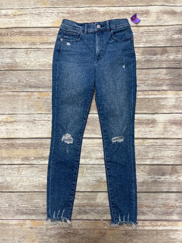 Jeans Skinny By Express In Blue Denim, Size: 4 Practical Women's Quick - dry