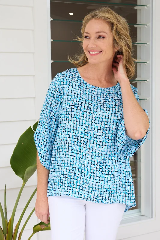 Raven Top - Blue Marano Hip Women's Retro