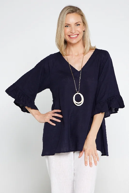 Samar Top - Navy Practical Women's Multi - 